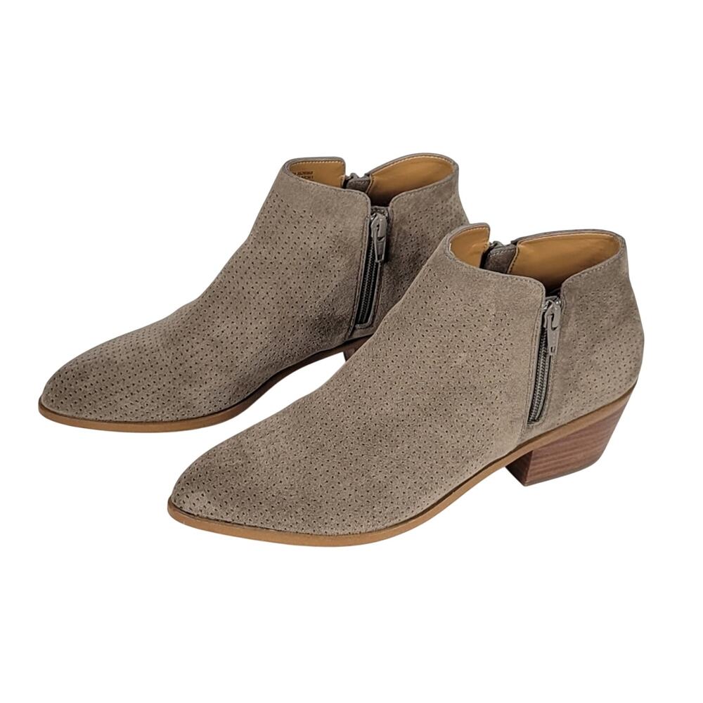 J. CREW Taupe Ankle Booties Size 9.5